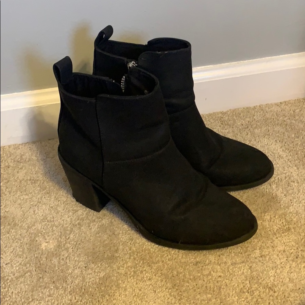 Black booties